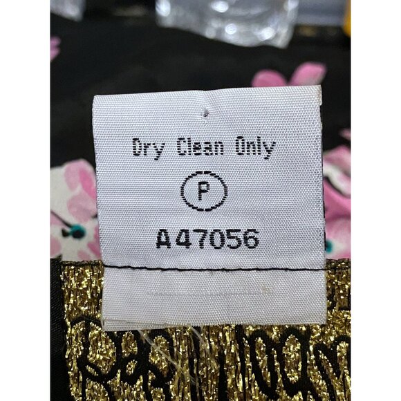 Bob Mackie Silk Blouse M Oversize Hydrangeas Fairy Wearable Art 100% Silk - Picture 7 of 7